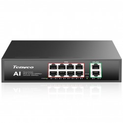 LEXA Tenveo Smart 8 PORT Full Gigabit POE Switch