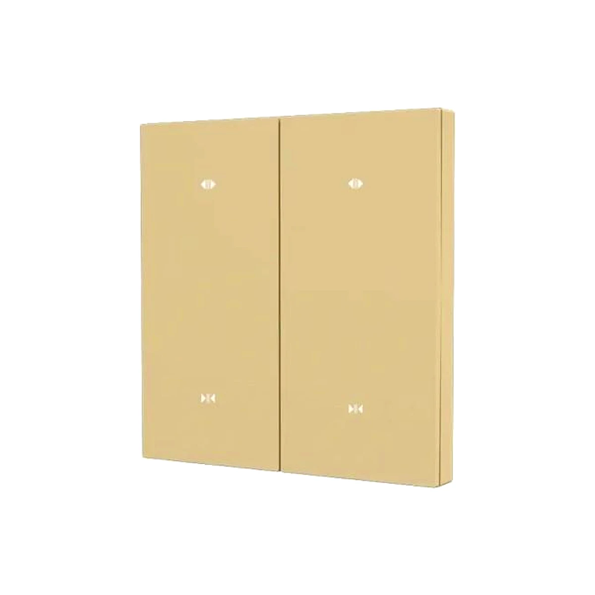 LEXA LEX D60 SERIES TUYA ZIGBEE MOTOR CURTAIN SWITCH (2 MOTOR), PC PC PAINTED MATERIAL FINISH, 86X86MM (86 BASE)