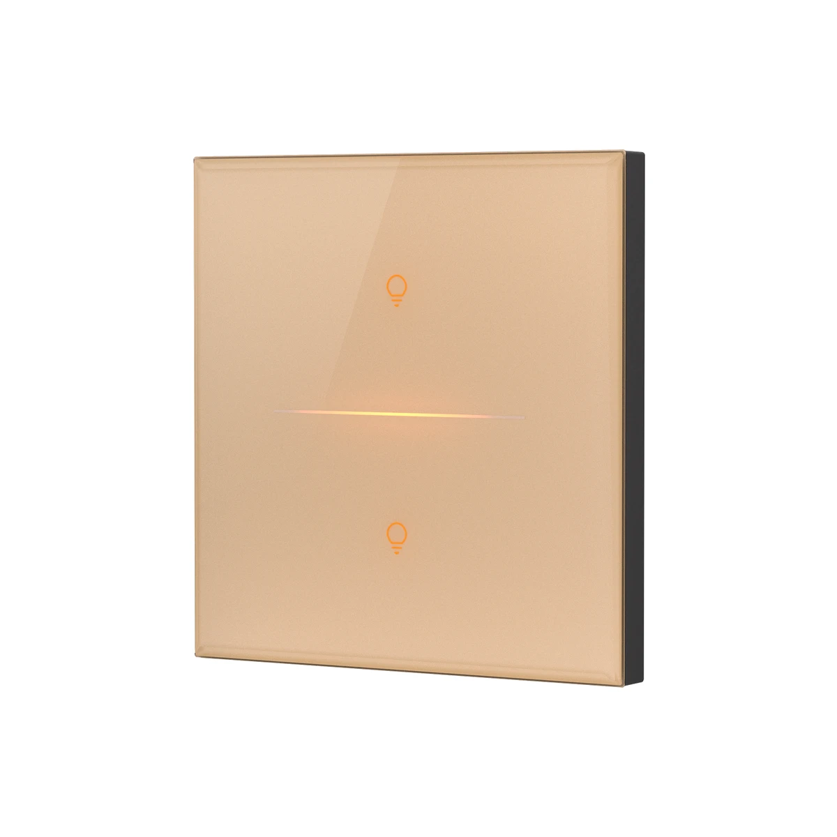 LEXA WL 2 Gang Touch Switch Zigbee, Glass