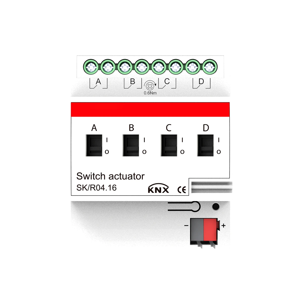 LEX RELAY Series Standard 35mm DIN rail mounting 72×90×64mm PC Material Finish It can independently control the on/off of 4 channels