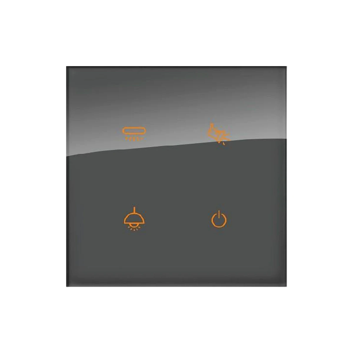 LEXA, WIRELESS, PREMIUM, 4 GANG SMART TOUCH SWITCH,, GLASS, ZIGBEE