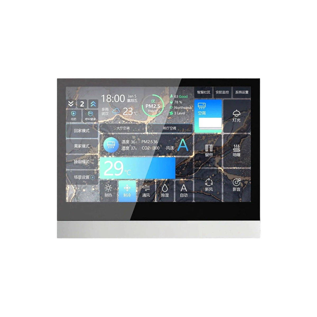LEXA LEX GEM SERIES 238MM*238MM*12MM 10 INCH TOUCH PANEL