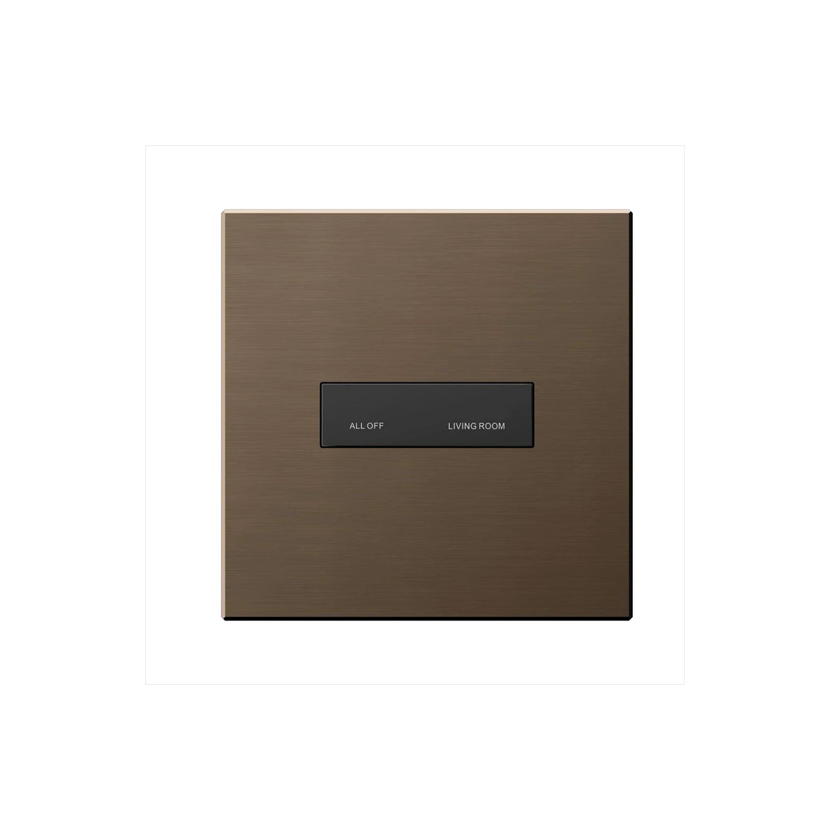 Two-button plastic smart panel (KNX interface base)