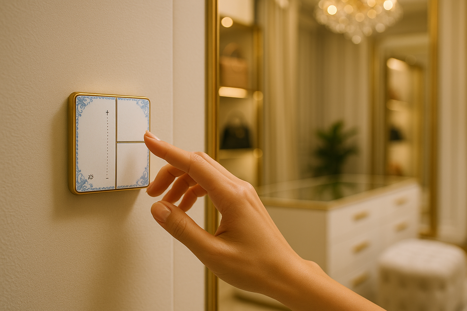 Mohammed Bin Rashid City Villluxurious Walk-In Dressing Room