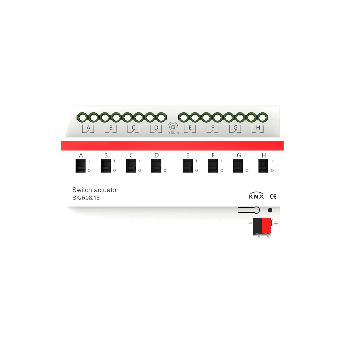 LEX RELAY Series Standard 35mm DIN rail mounting 144×90×64mm PC Material Finish It can independently control the on/off of 8 channels