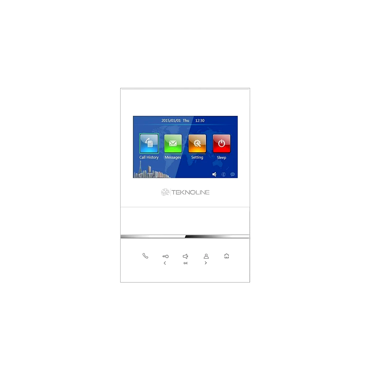 LEXALEX PALEIP Video Intercom4.3'' Indoor Monitor (48V)LX IP INMPT LP BK 4.3" 48V