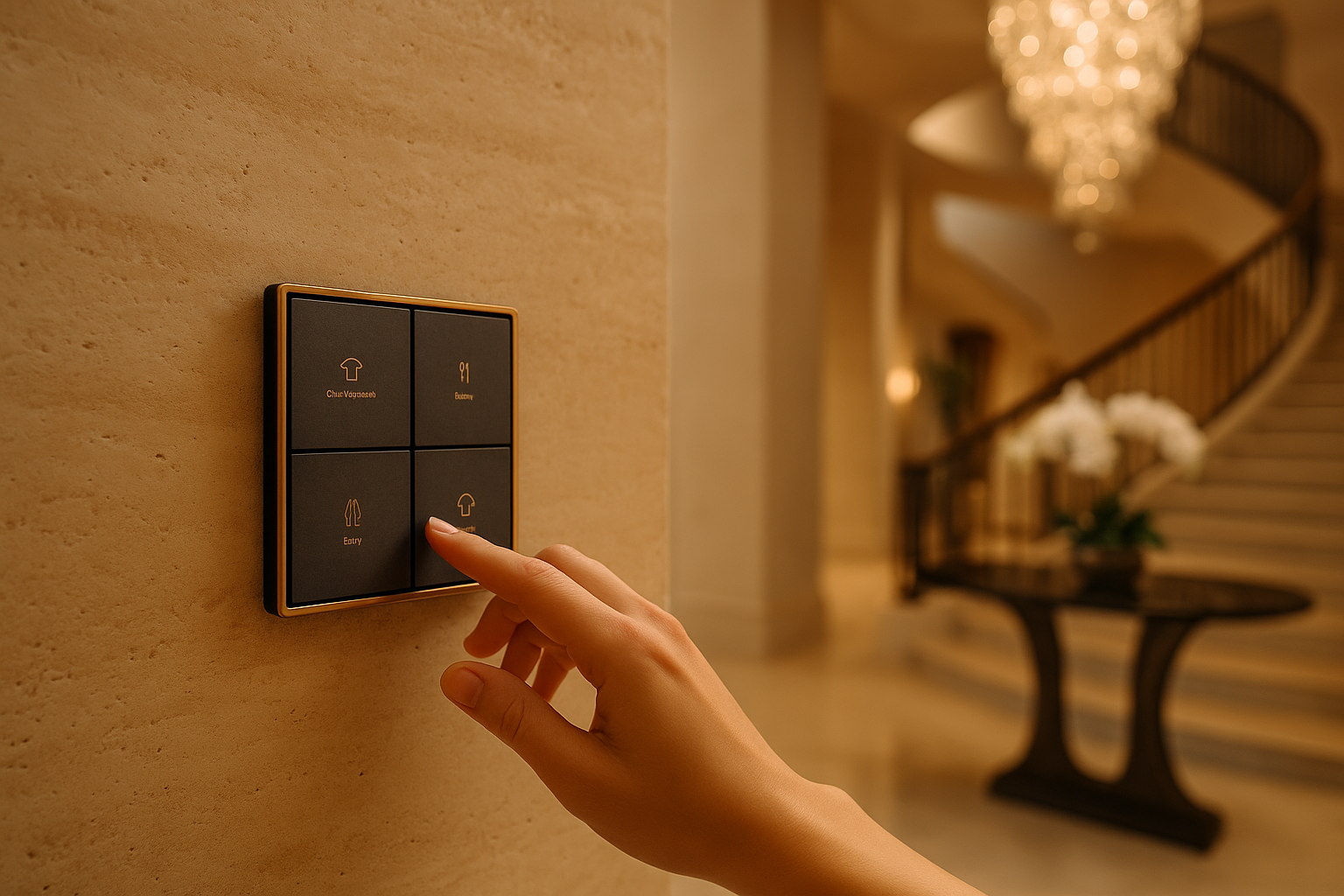 Emirates Hills Mansion Grand Entrance Foyer