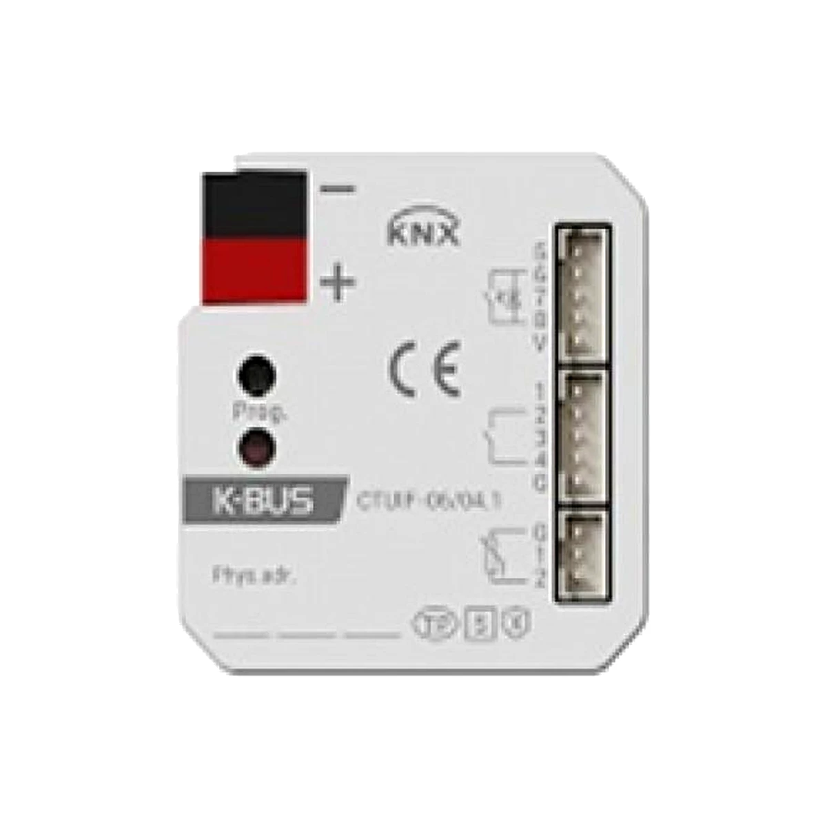 Lexa Essenza Series KNX Universal Interface with NTC Input & Secure, 4 Fold — White