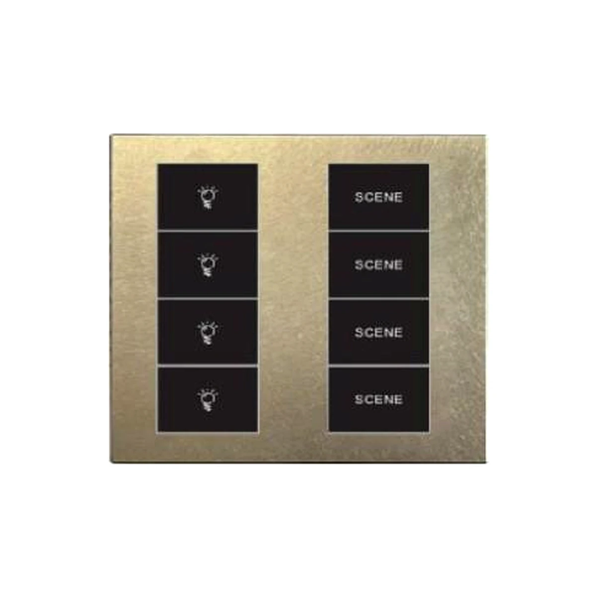 LEXA WL 4 Gang 4 Scene Smart Switch Zigbee, Aluminum