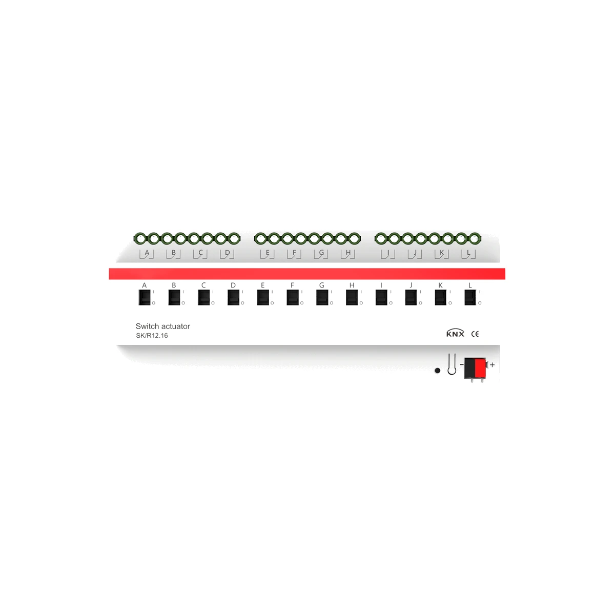 LEX RELAY Series Standard 35mm DIN rail mounting 216×90×64mm PC Material Finish It can independently control the on/off of 12 channel