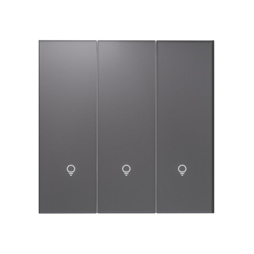 LEXA WL 1 Light Group+30%+60%+100% Dimmer Switch Zigbee, Glass - White