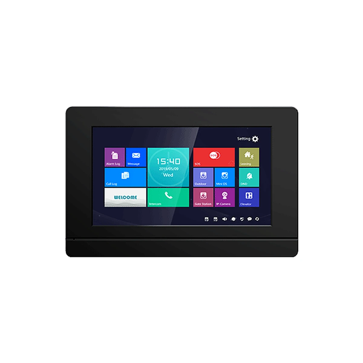 LEXALEX PALEIP Video Intercom7'' Indoor Monitor (24V)LX IP INMPT LP BK 7" 24V V4