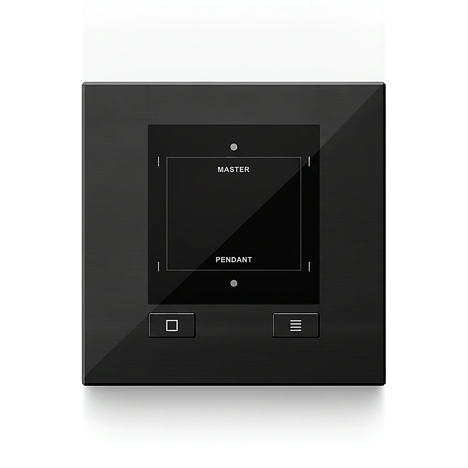 LEX AURA Four buttons plastic smart panel (KNX interface base) coffee color