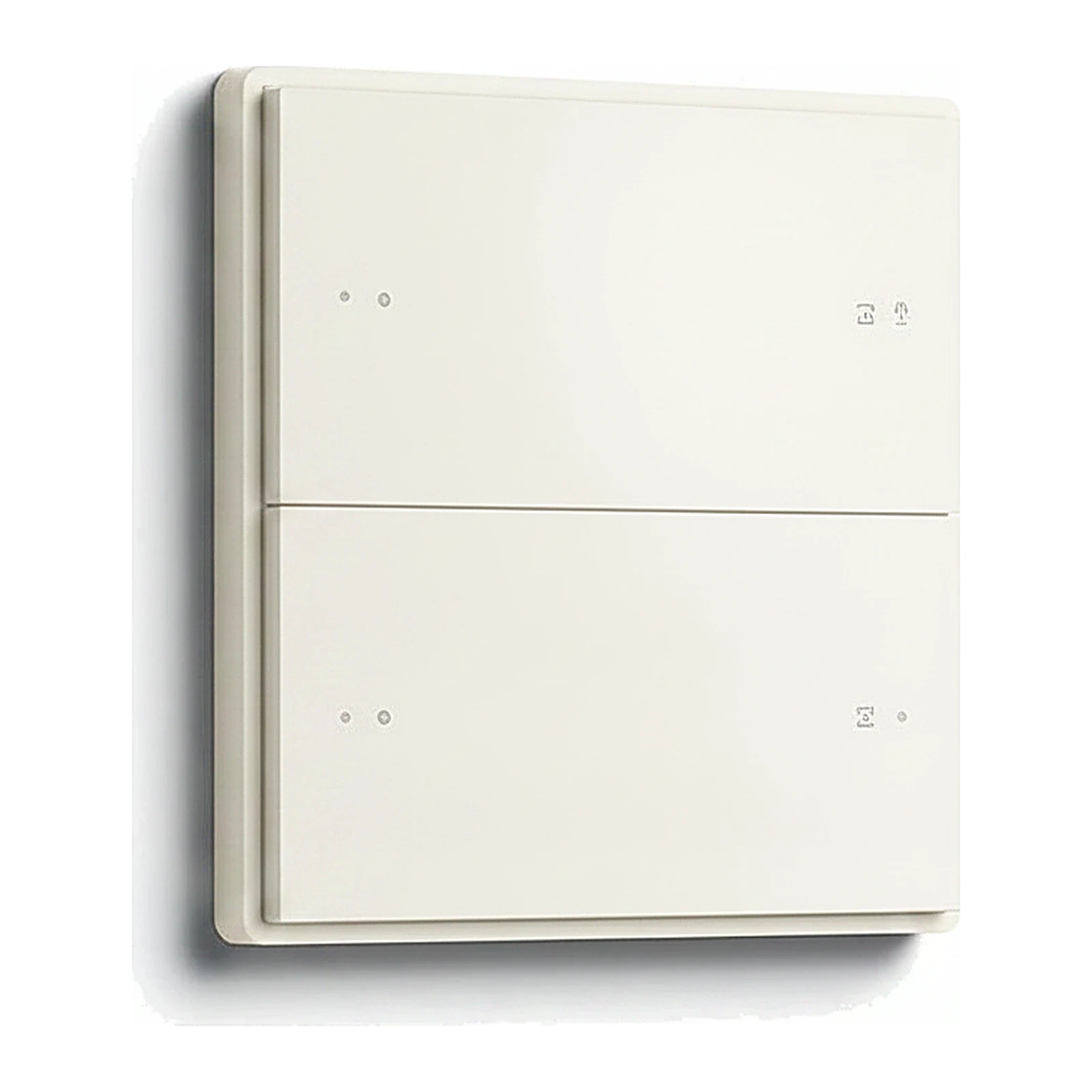 Lexa Galaxy Series 2-Fold 4-Button Smart Switch, Grey (86×86mm)