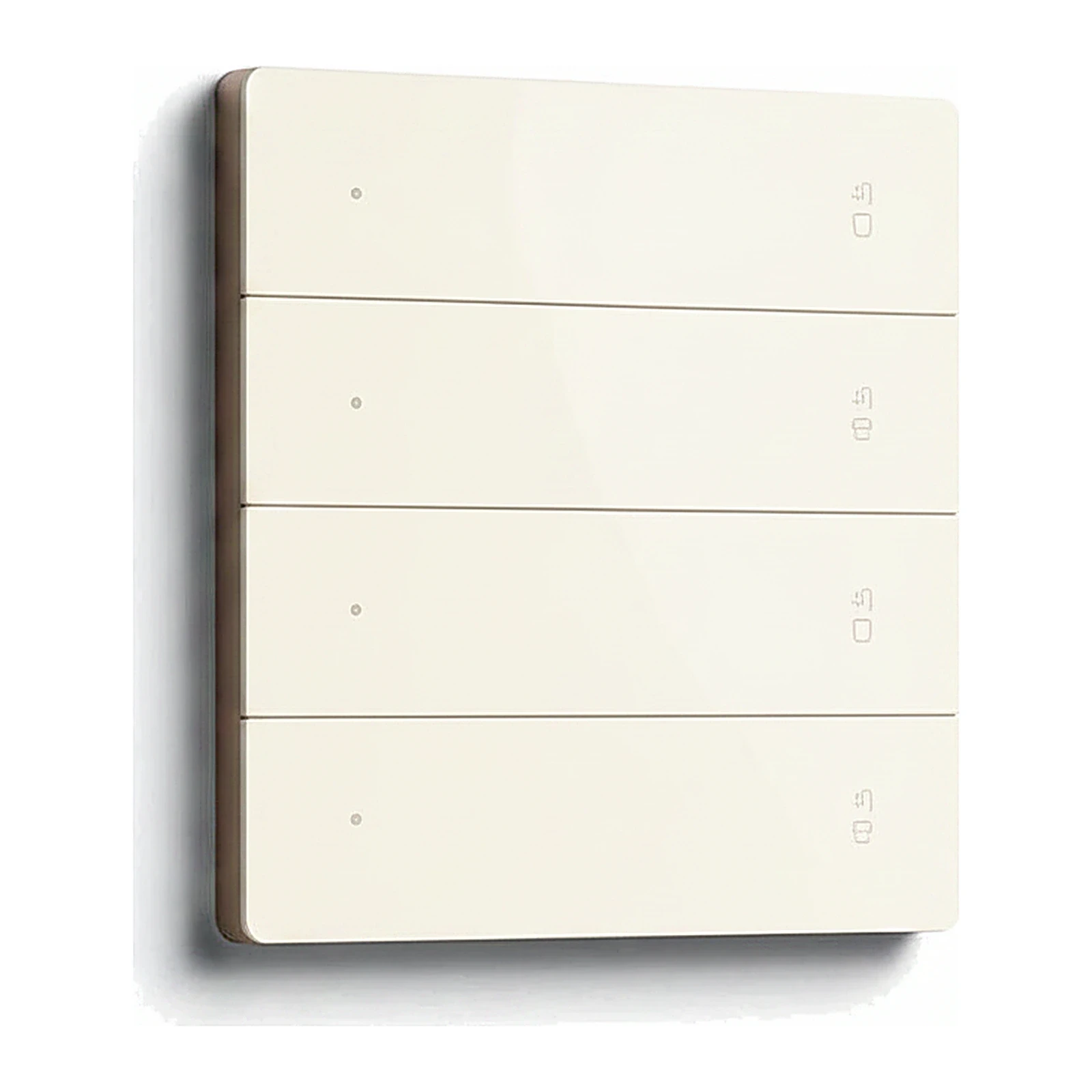Lexa Galaxy Series 4-Fold 8-Button Smart Switch, Golden (86×86mm)