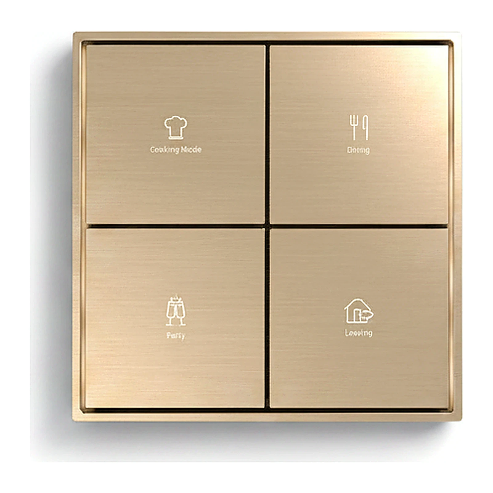 LEXA LEX FALL SERIES SCENARIO PANELS CLASSIC 4 SQUARE KEYS KNX SWITCH
