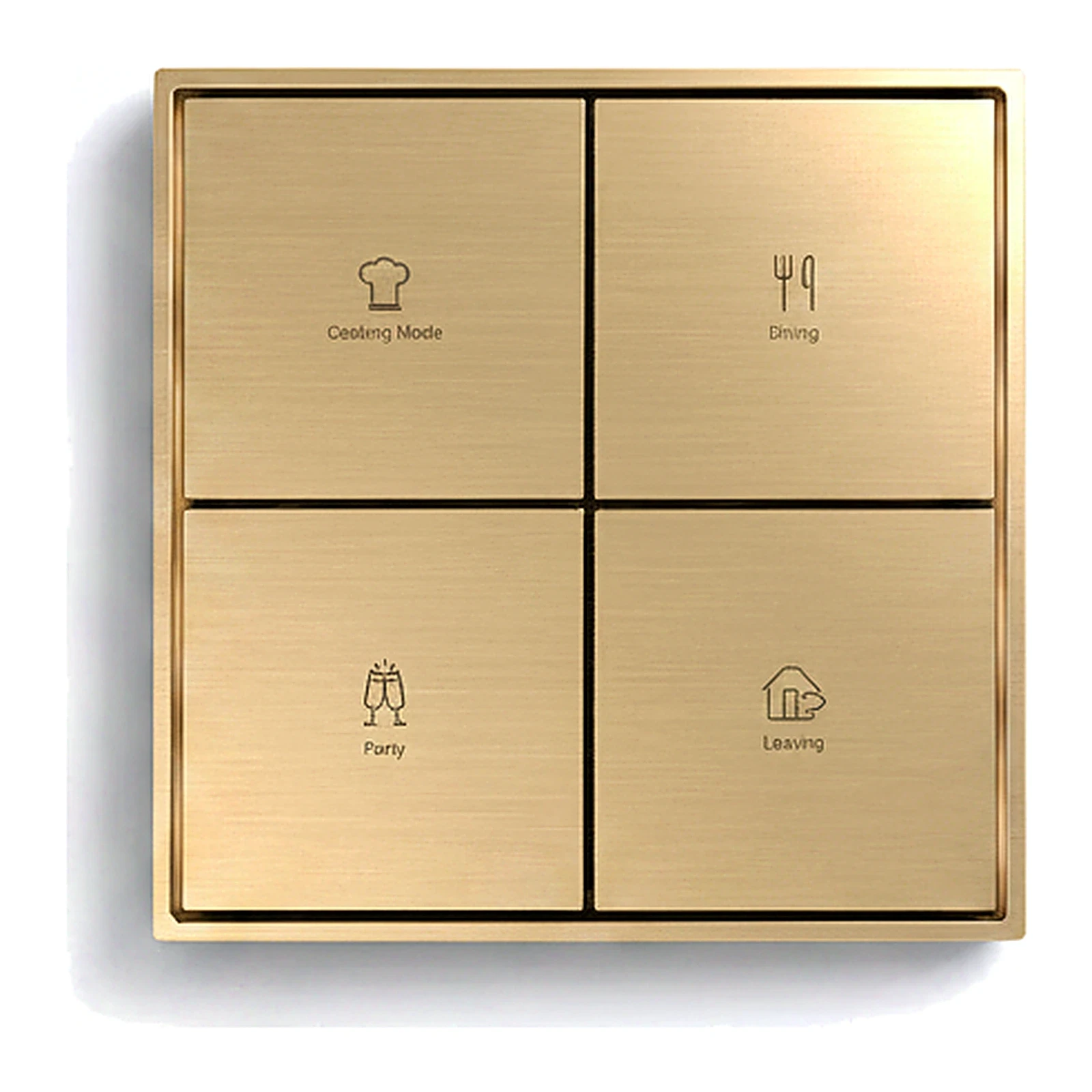 LEXA LEX FALL SERIES SCENARIO PANELS CLASSIC 4 SQUARE KEYS KNX SWITCH