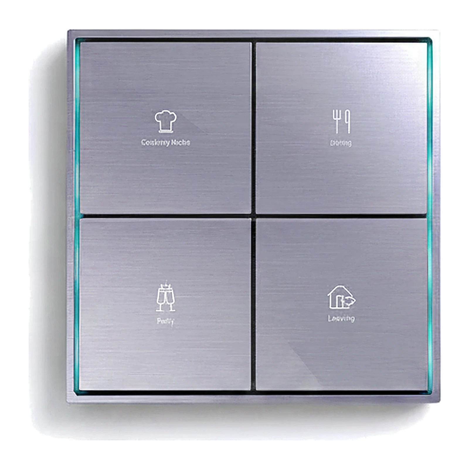 LEXA LEX FALL SERIES SCENARIO PANELS CLASSIC 4 SQUARE KEYS KNX SWITCH