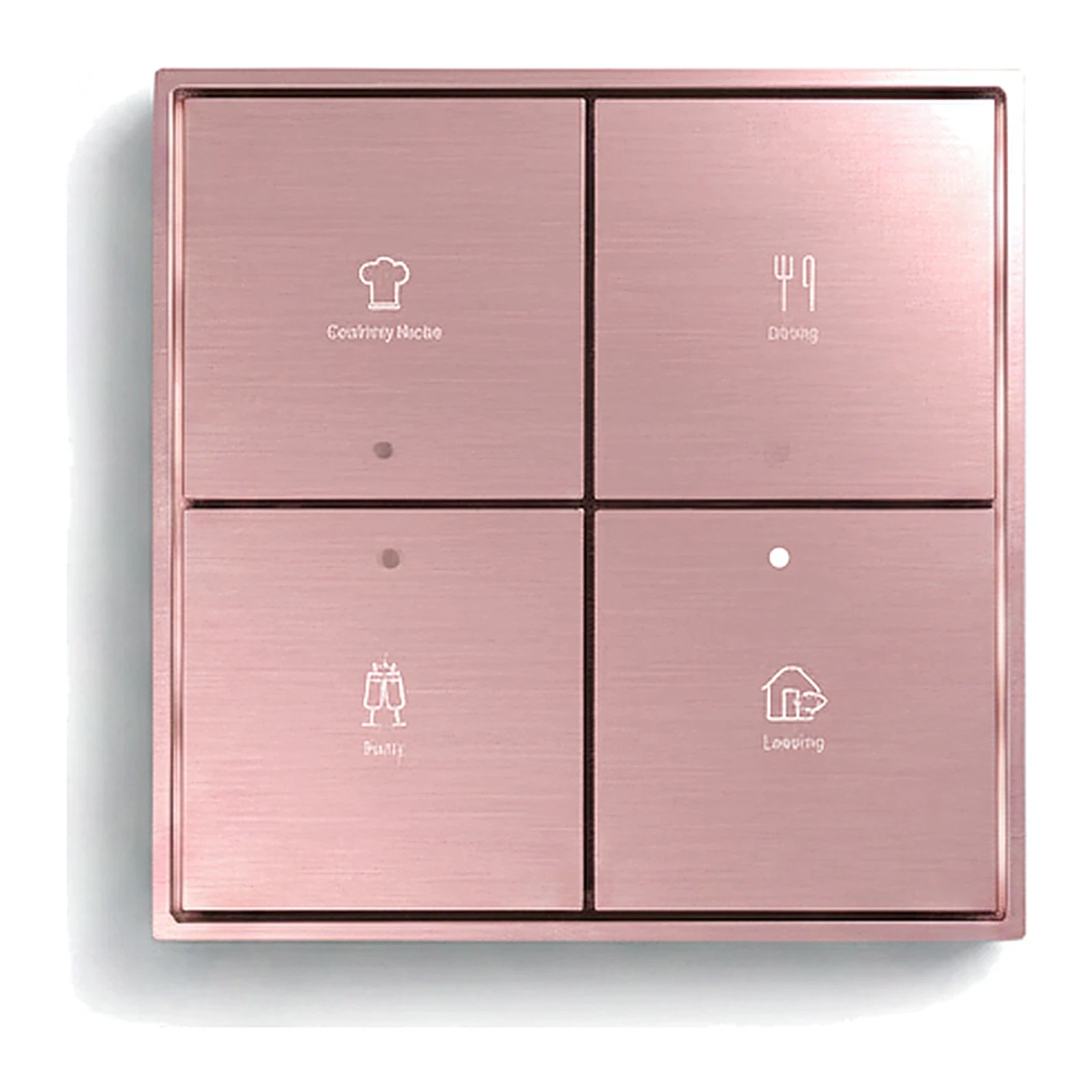 LEXA LEX FALL SERIES SCENARIO PANELS CLASSIC 4 SQUARE KEYS KNX SWITCH