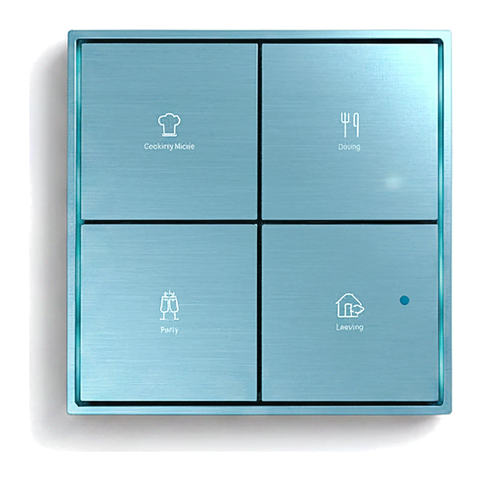 LEXA LEX FALL SERIES SCENARIO PANELS CLASSIC 4 SQUARE KEYS KNX SWITCH