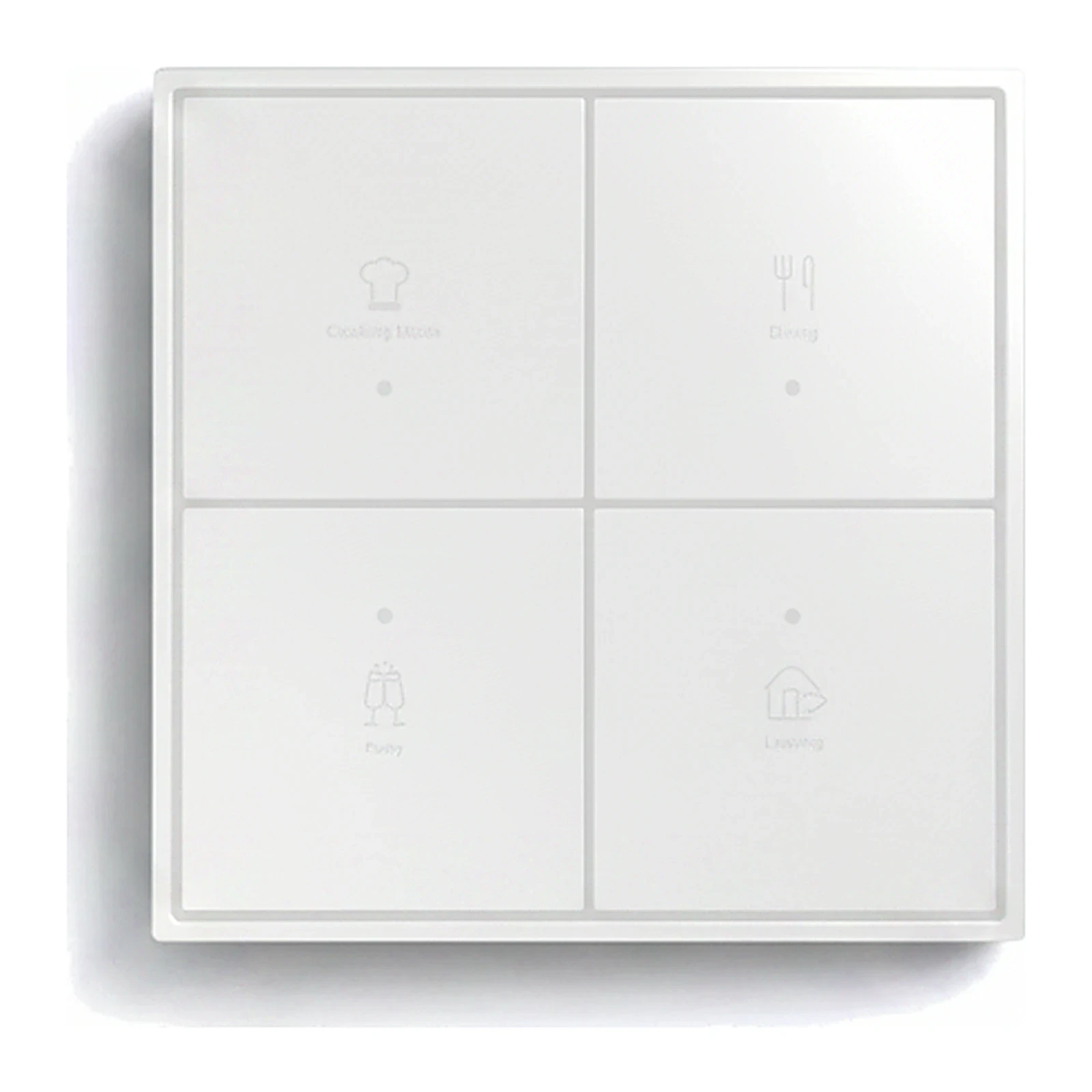 LEXA LEX FALL SERIES SCENARIO PANELS CLASSIC 4 SQUARE KEYS KNX SWITCH