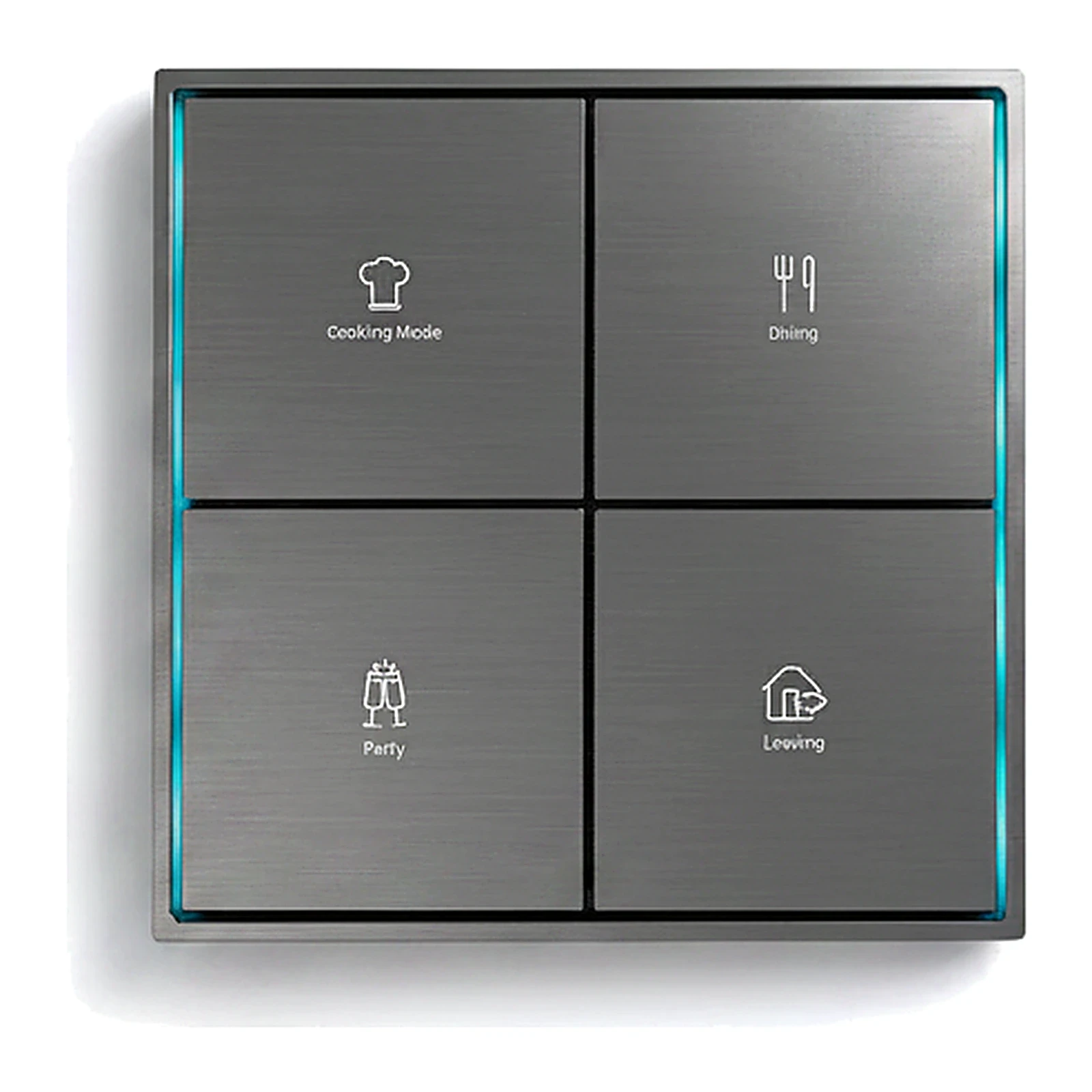 LEXA LEX FALL SERIES SCENARIO PANELS CLASSIC 4 SQUARE KEYS KNX SWITCH