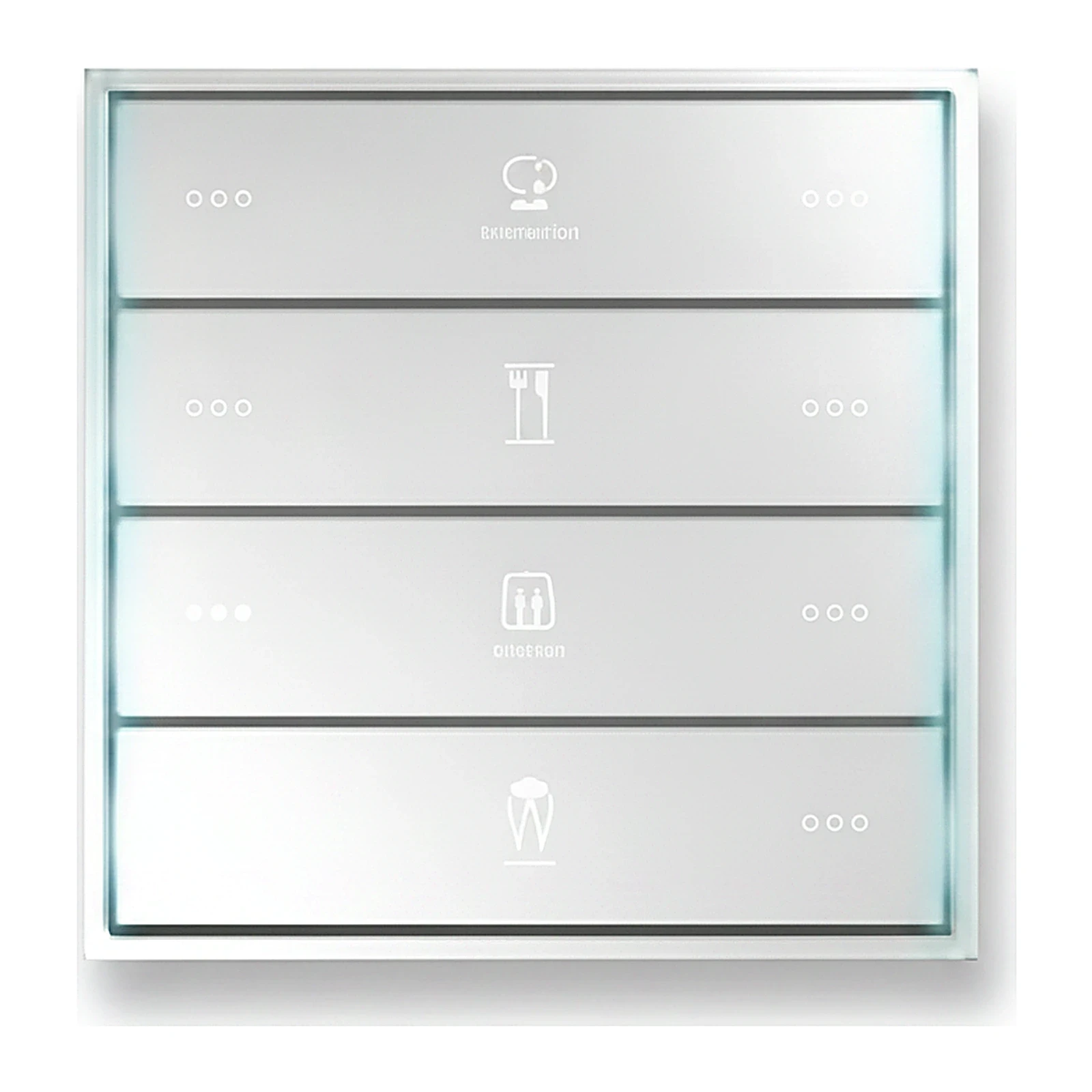 LEXA LEX FALL SERIES SCENARIO PANELS CLASSIC 4 RECTANGULAR KEYS KNX SWITCH