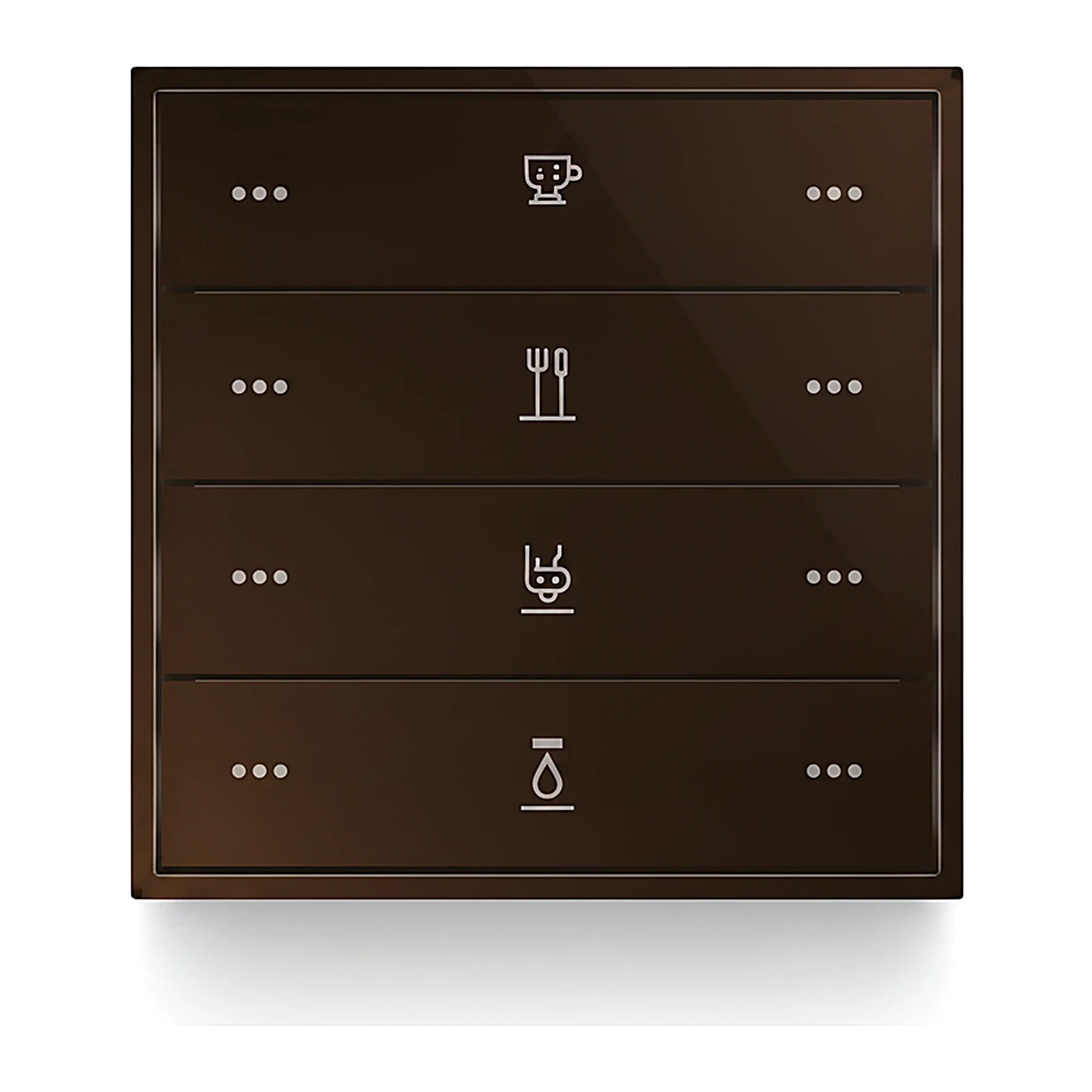 LEXA LEX FALL SERIES SCENARIO PANELS CLASSIC 4 RECTANGULAR KEYS KNX SWITCH