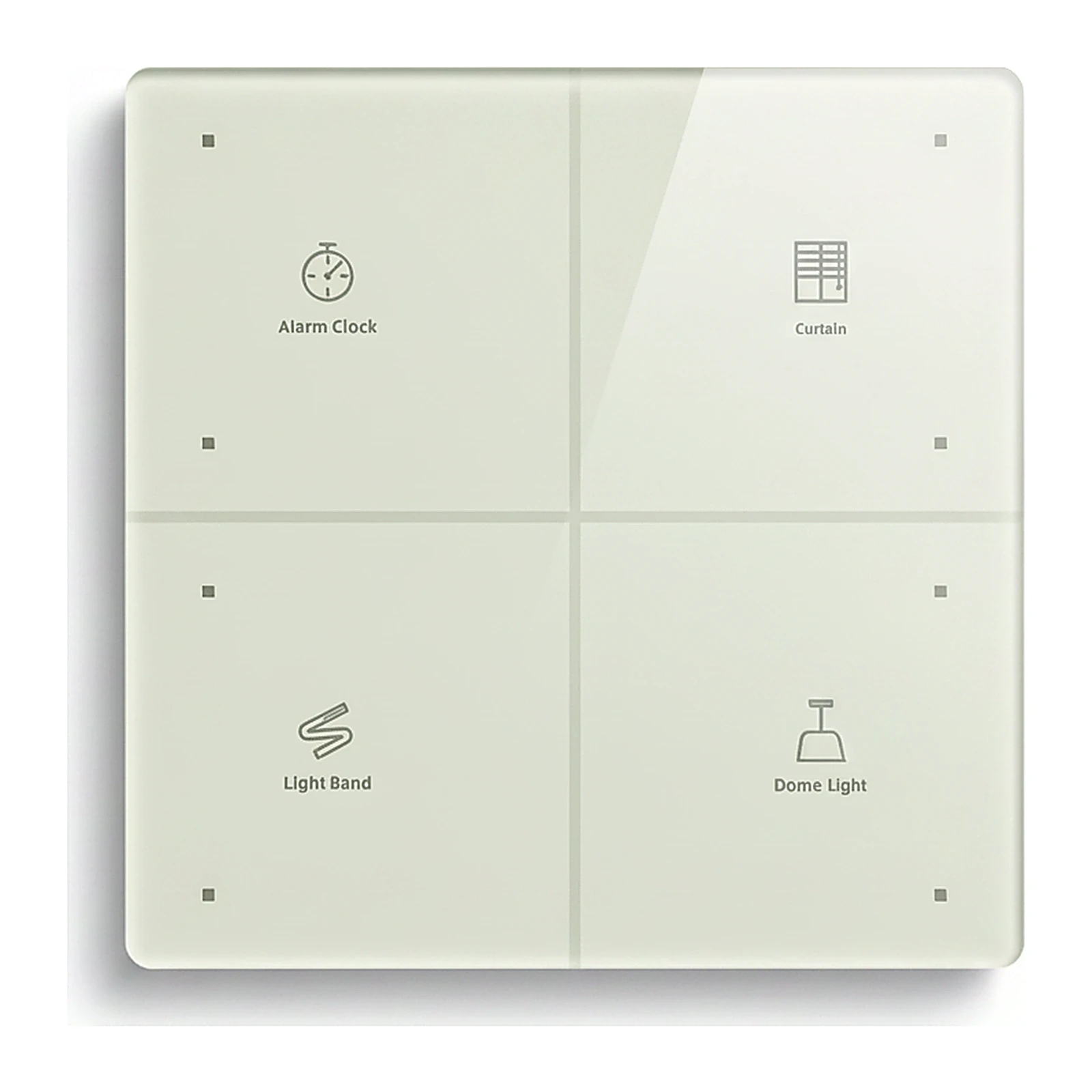 LEXA LEX BLOSSOM SERIES SCENARIO MAGIC COLOR PANEL SUPER TOUCH 4 SQUARE KEYS KNX SWITCH