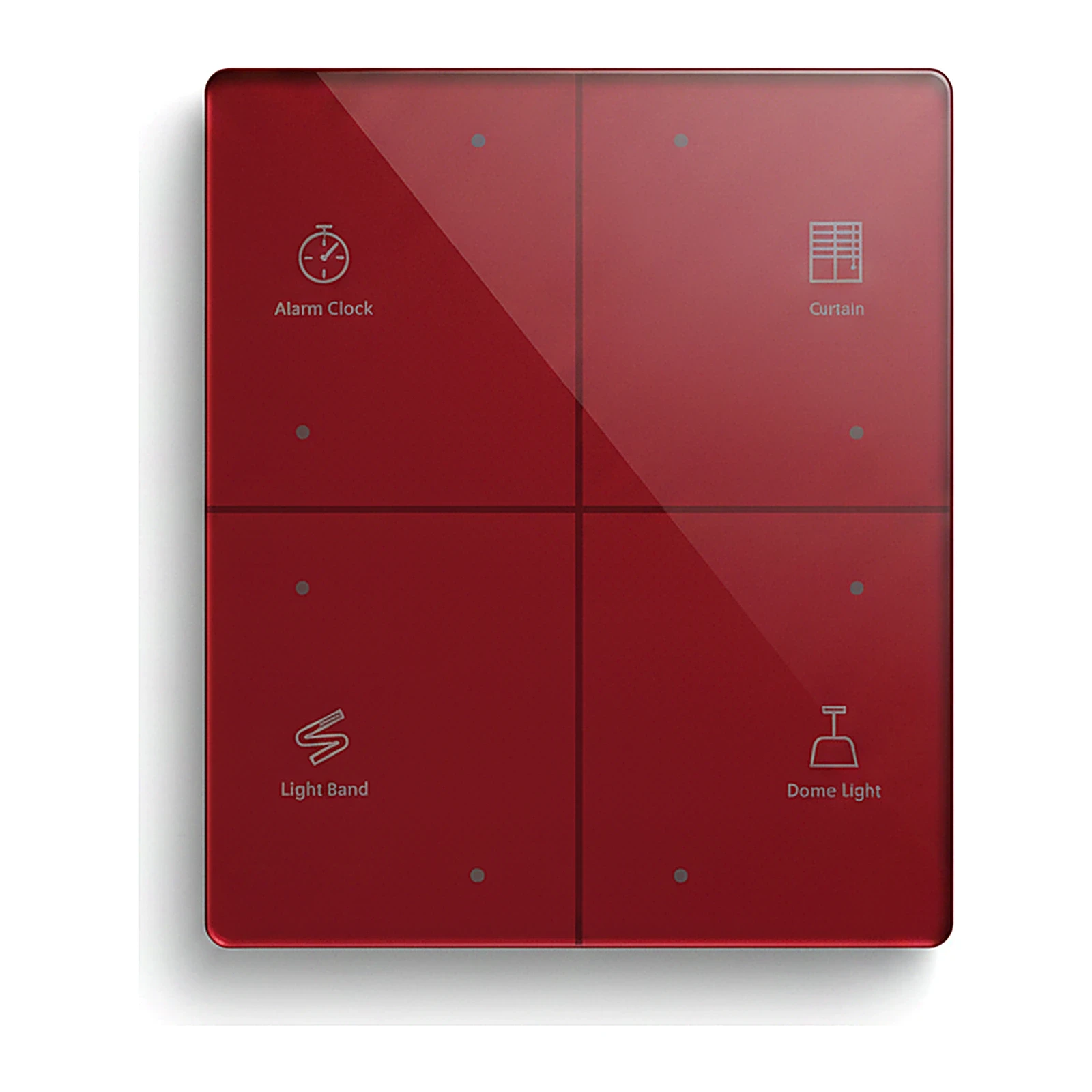 LEXA LEX BLOSSOM SERIES SCENARIO MAGIC COLOR PANEL SUPER TOUCH 4 SQUARE KEYS KNX SWITCH