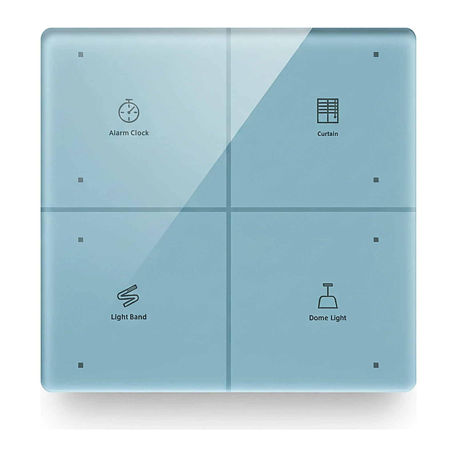 LEXA LEX BLOSSOM SERIES SCENARIO MAGIC COLOR PANEL SUPER TOUCH 4 SQUARE KEYS KNX SWITCH