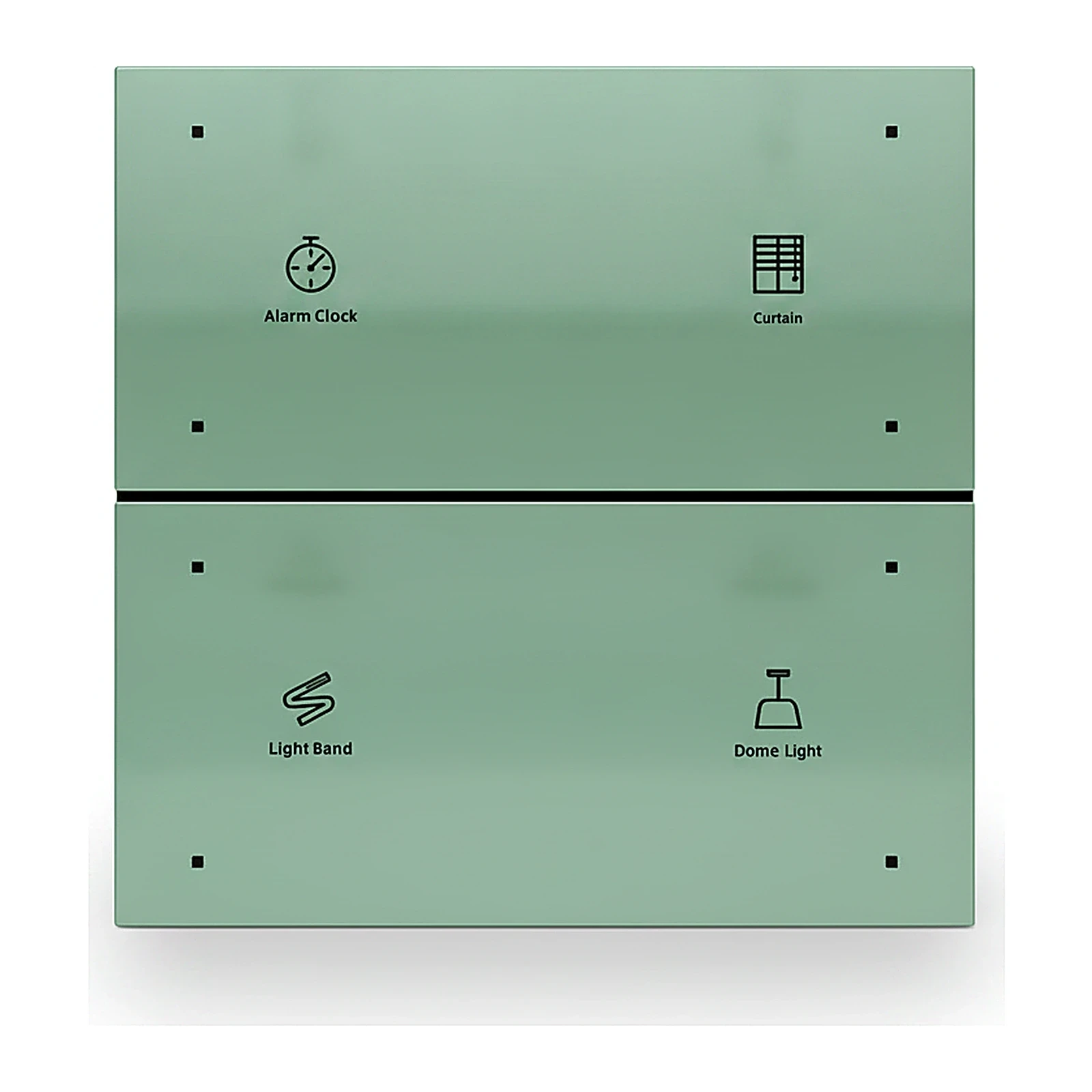 LEXA LEX BLOSSOM SERIES SCENARIO MAGIC COLOR PANEL SUPER TOUCH 4 RECTANGULAR KEYS KNX SWITCH