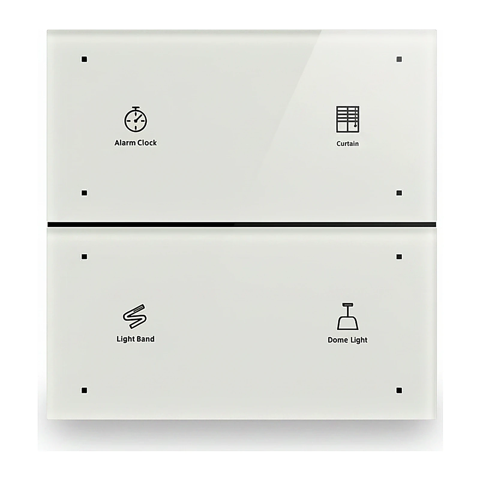 LEXA LEX BLOSSOM SERIES SCENARIO MAGIC COLOR PANEL SUPER TOUCH 4 RECTANGULAR KEYS KNX SWITCH
