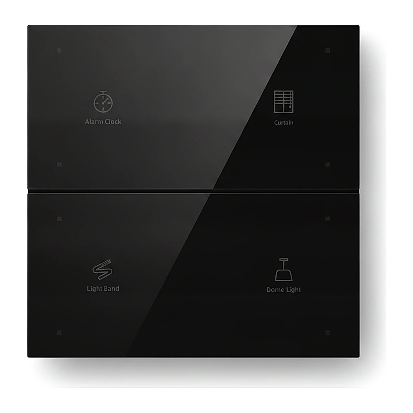 LEXA LEX BLOSSOM SERIES SCENARIO MAGIC COLOR PANEL SUPER TOUCH 4 RECTANGULAR KEYS KNX SWITCH