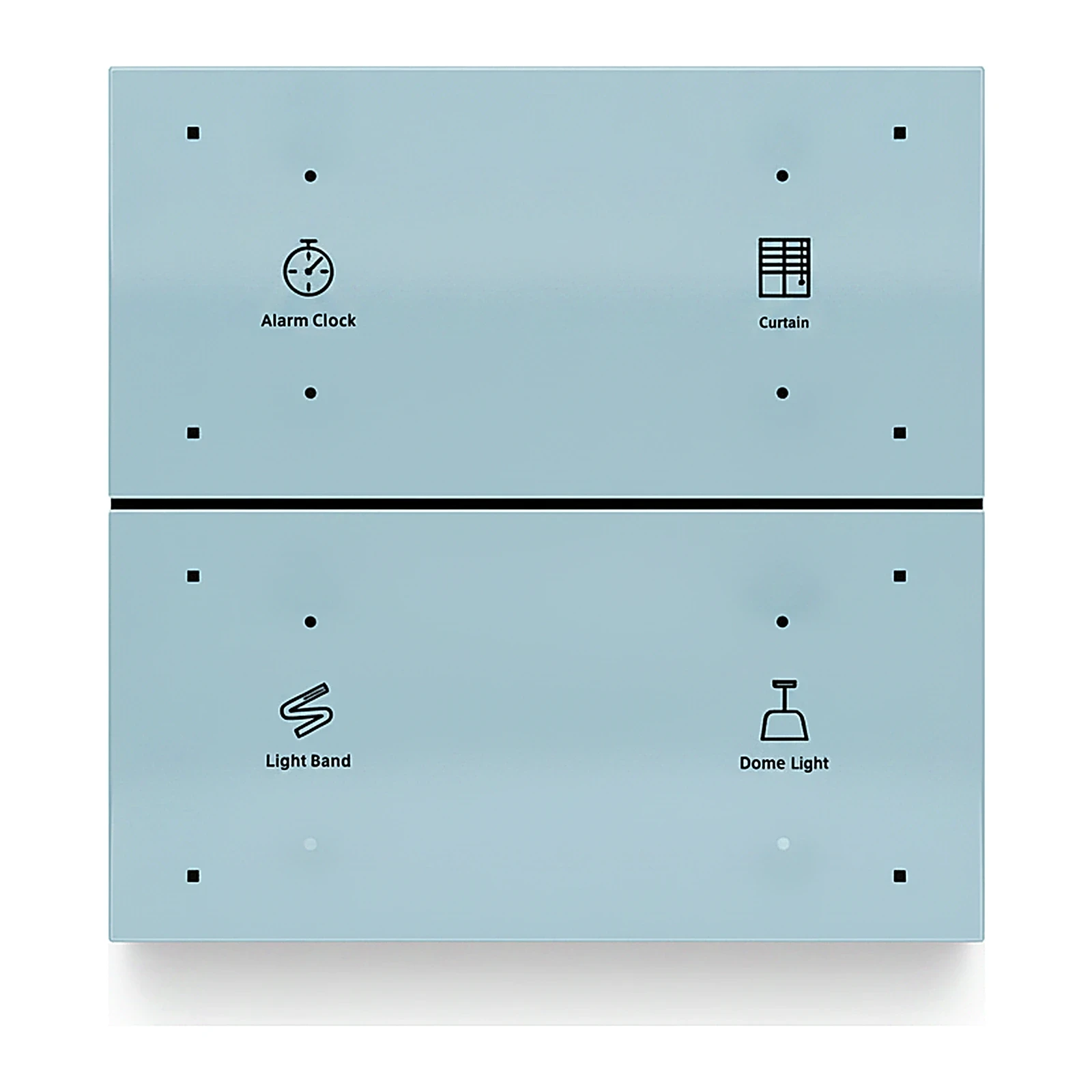 LEXA LEX BLOSSOM SERIES SCENARIO MAGIC COLOR PANEL SUPER TOUCH 4 RECTANGULAR KEYS KNX SWITCH