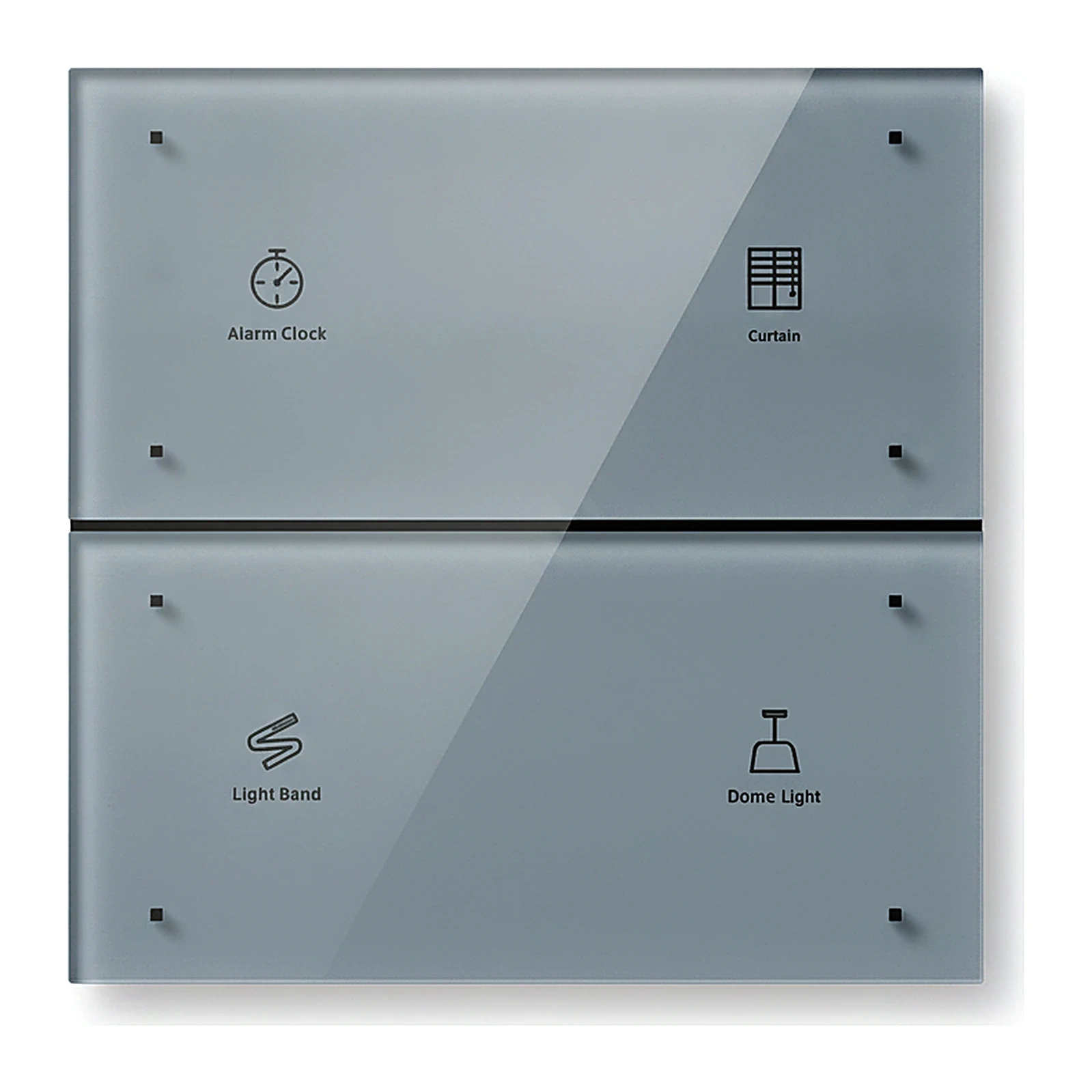LEXA LEX BLOSSOM SERIES SCENARIO MAGIC COLOR PANEL SUPER TOUCH 4 RECTANGULAR KEYS KNX SWITCH